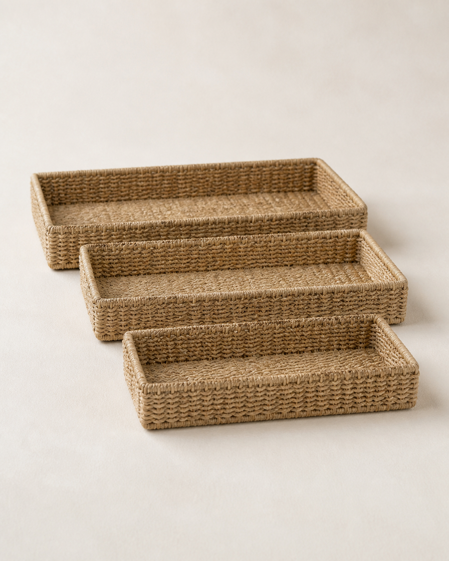 Low Woven Tray